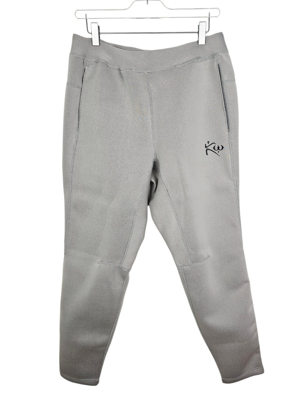 Kutting Weight V4 Jogger Large Gray Sauna Pants Neoprene Nylon